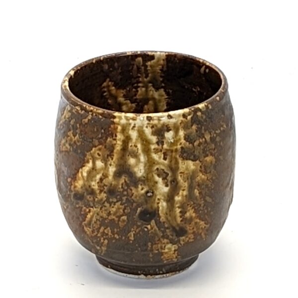 Tenmoku Yunomi with Ash Drips