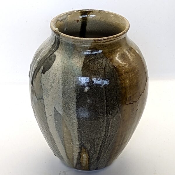Striped Oval Vase